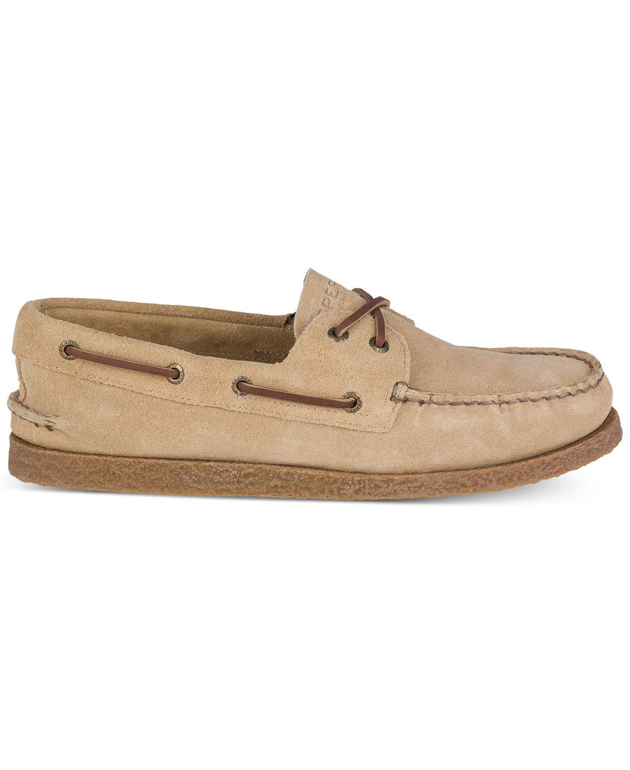 Sperry A/o 2 Eye Suede Boat Shoes Sand