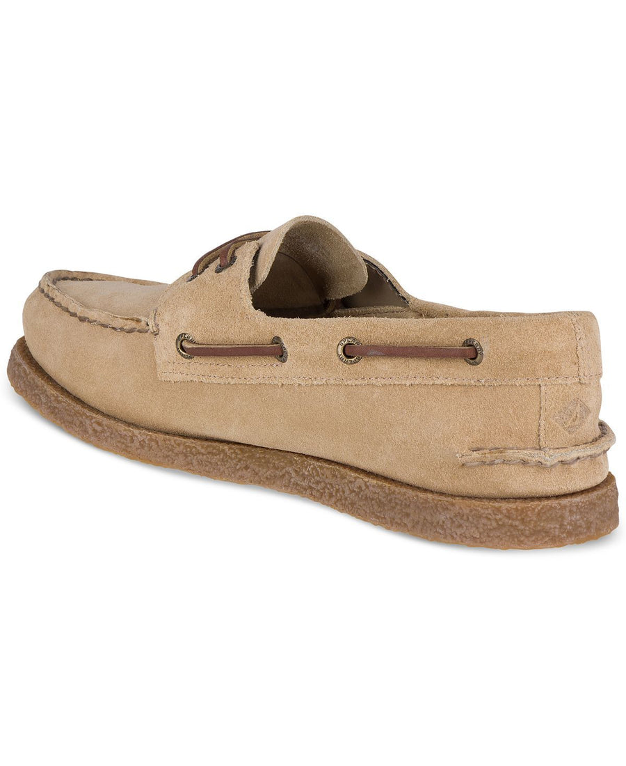 Sperry A/o 2 Eye Suede Boat Shoes Sand