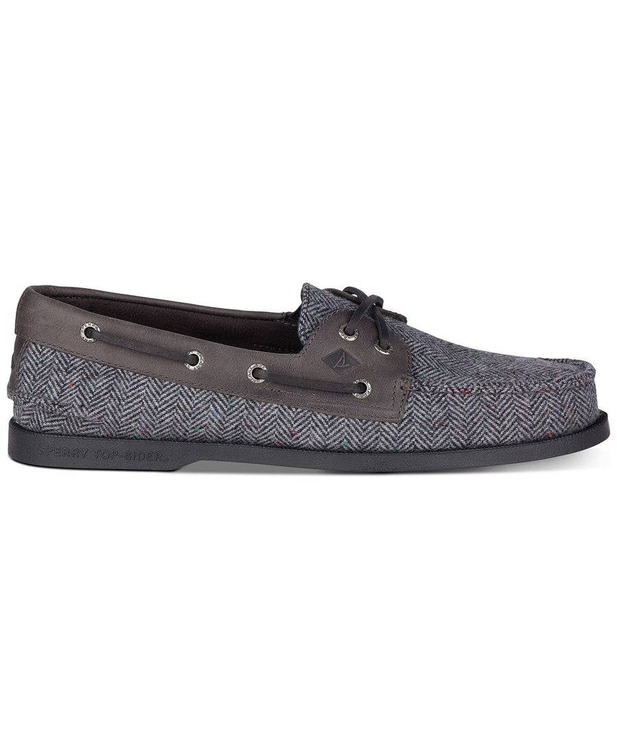 Sperry Wool 2-eye Tailored Boat Shoe Grey