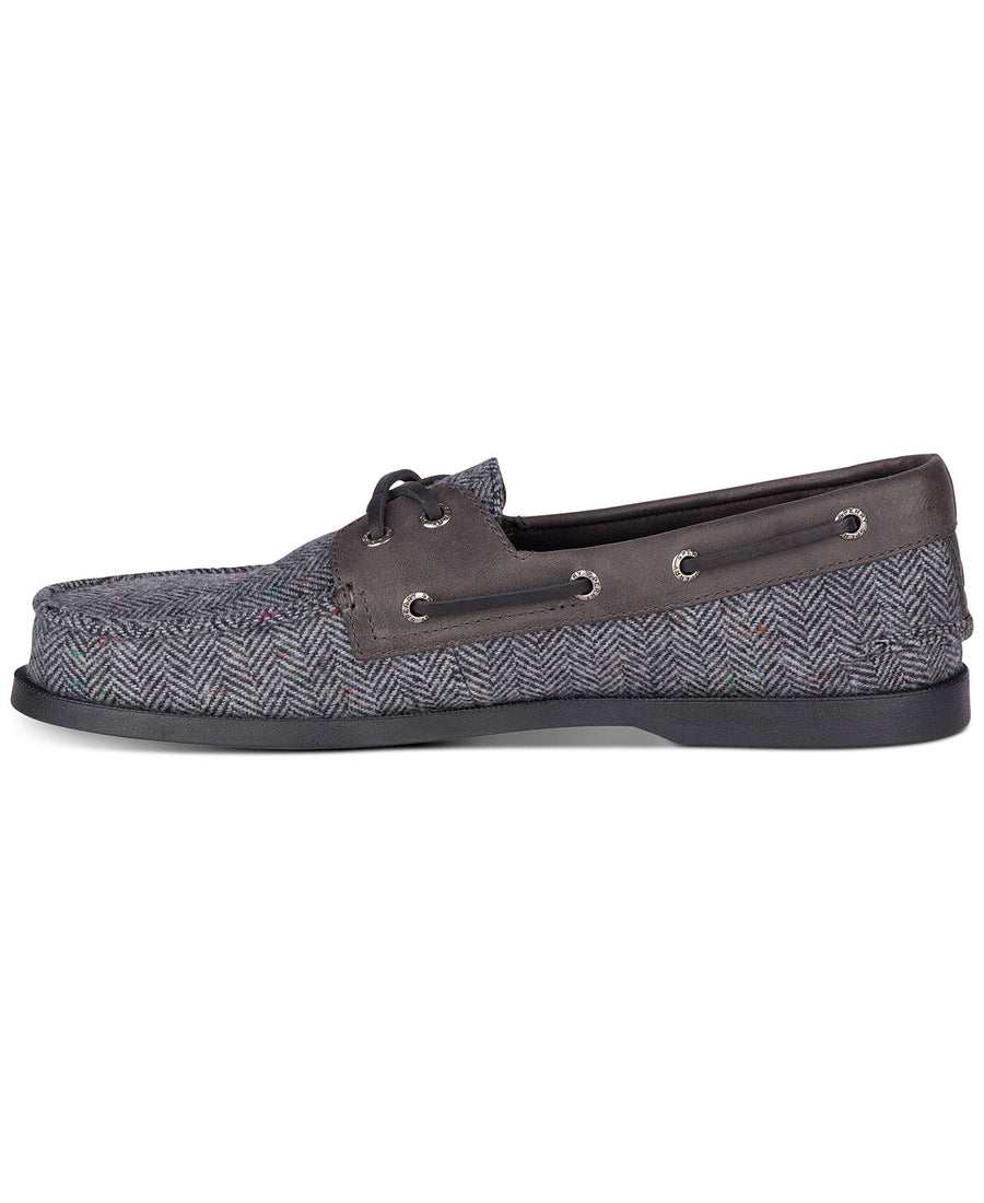 Sperry Wool 2-eye Tailored Boat Shoe Grey
