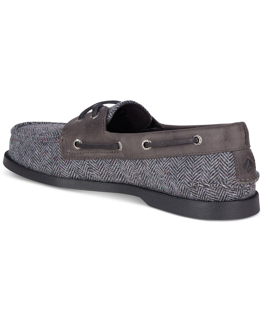 Sperry Wool 2-eye Tailored Boat Shoe Grey
