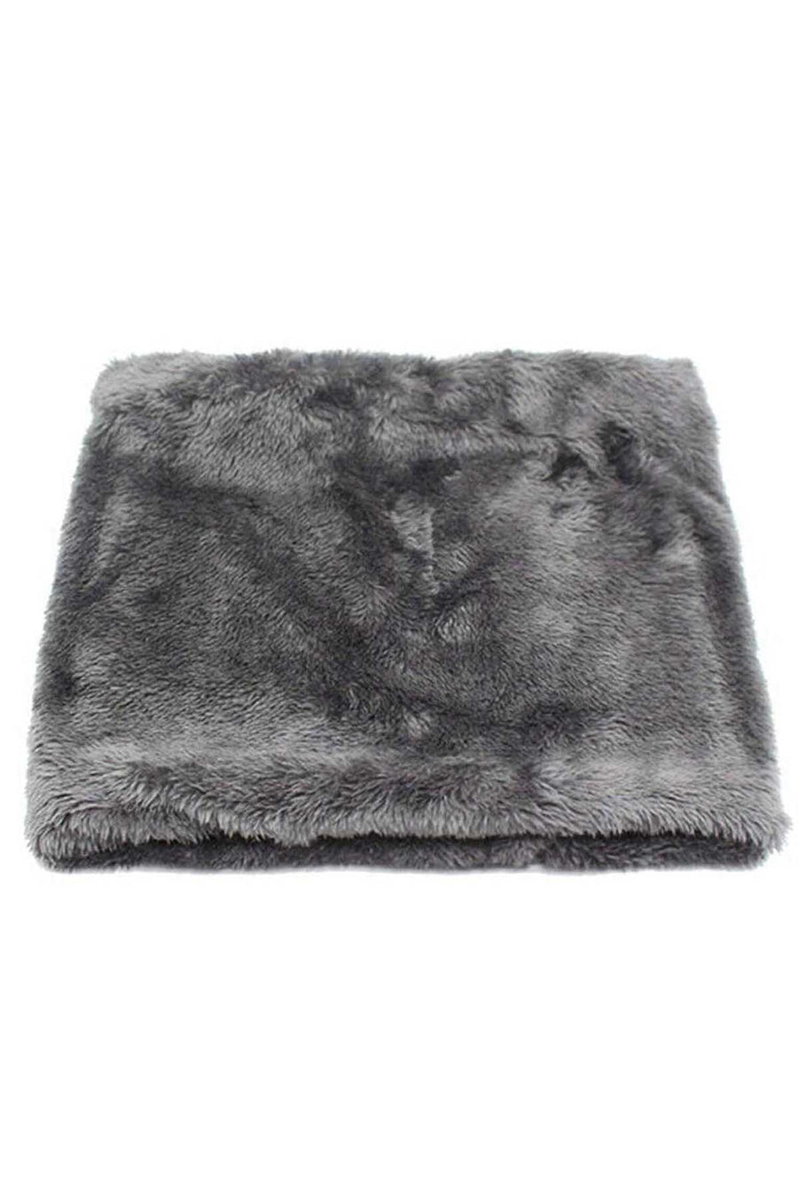 Sport All Grey Knit Fleece Lined Hat & Scarf 2-Piece Set