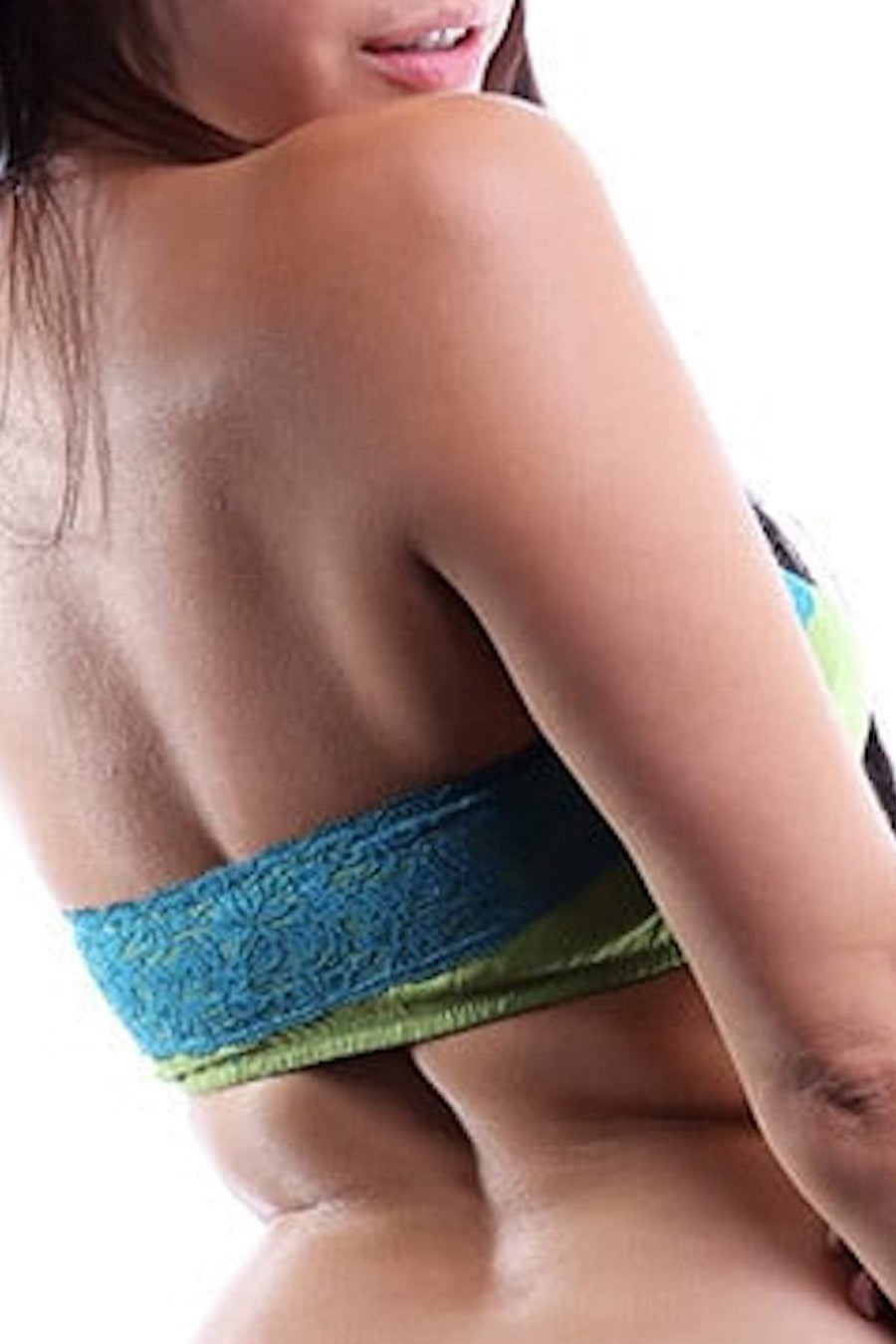Spreegirl Natural Green Bandeau Bra