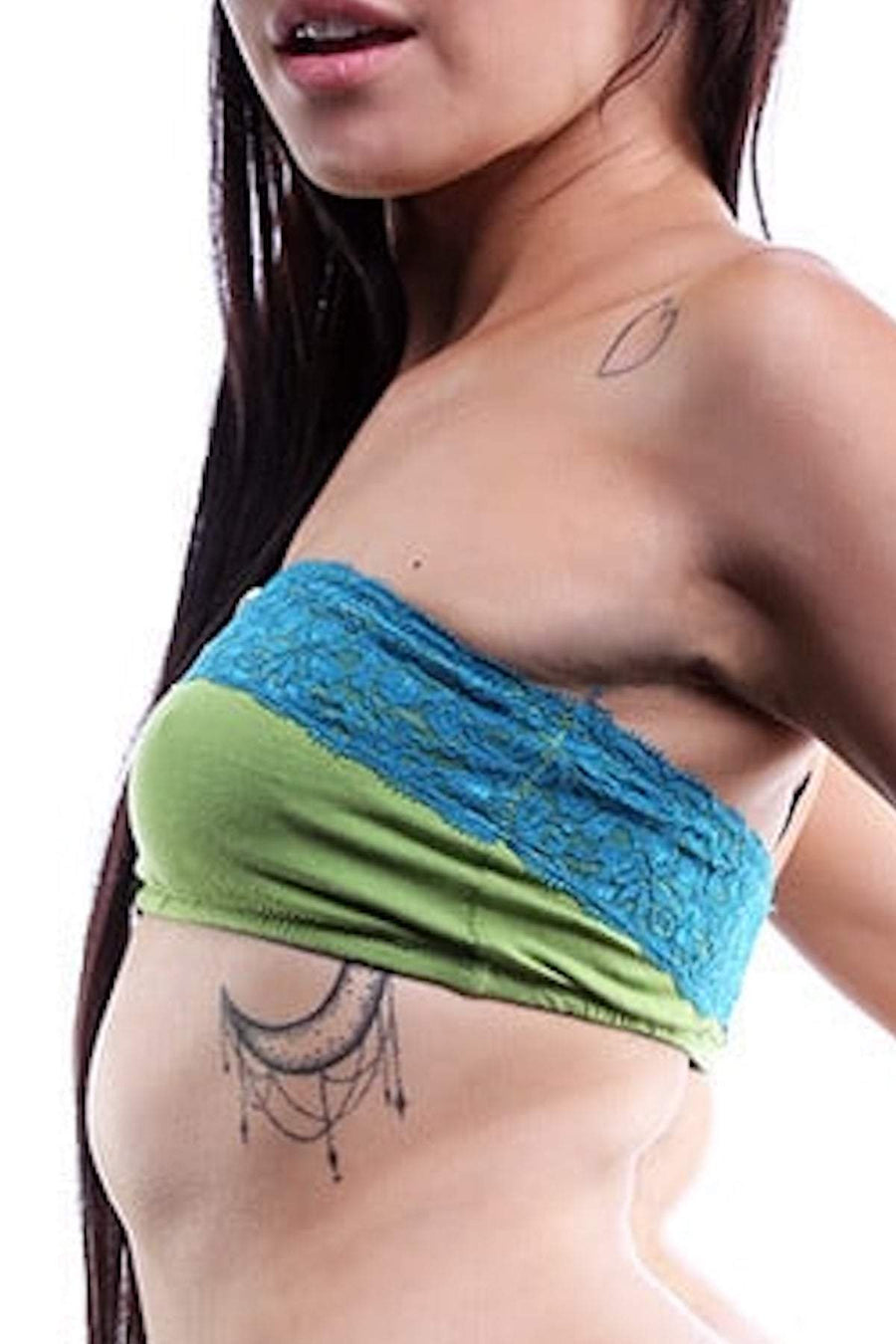 Spreegirl Natural Green Bandeau Bra