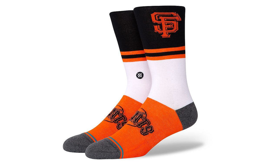 Stance San Francisco Giants Color Block Crew Socks Black