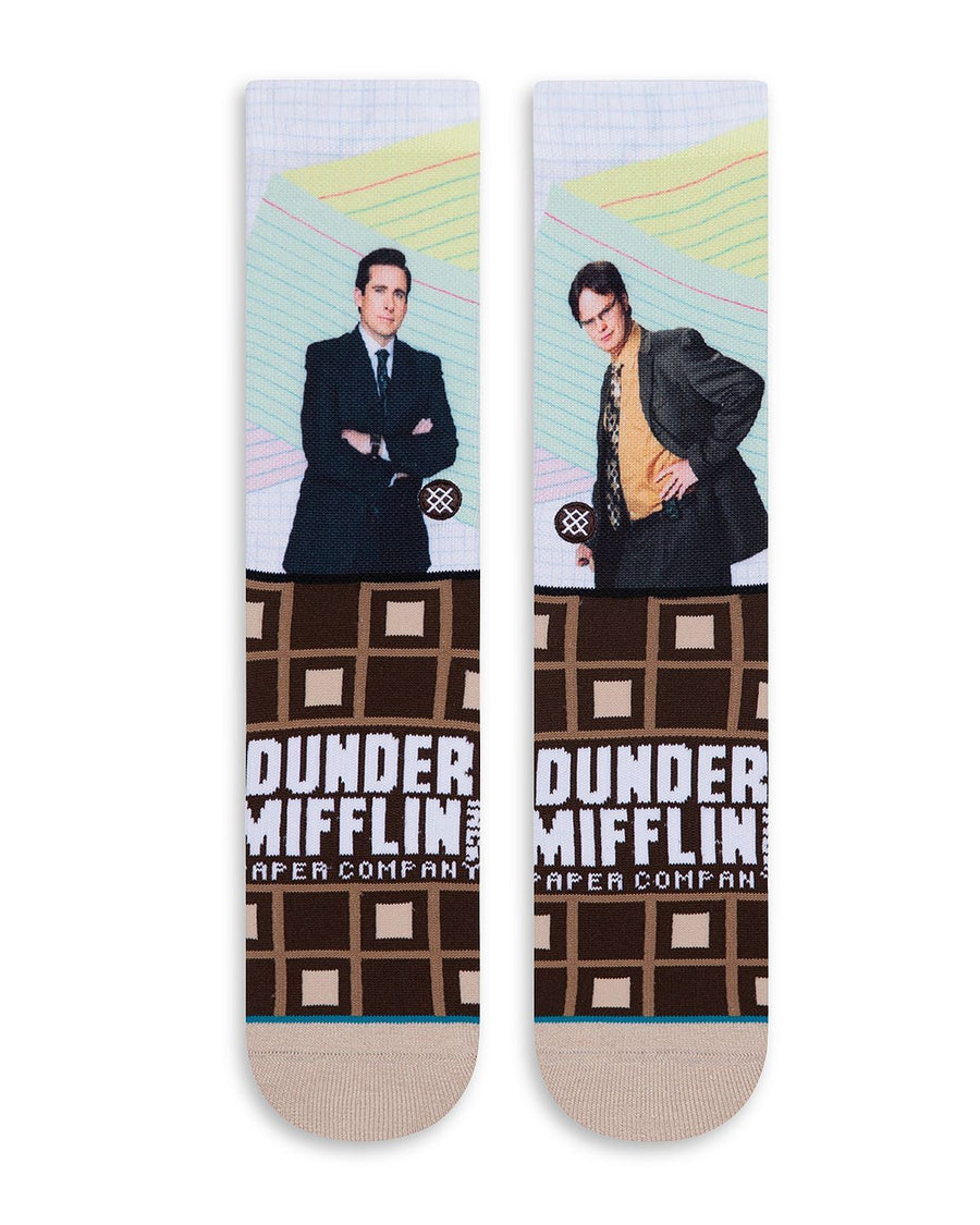 Stance The Office Socks Brown