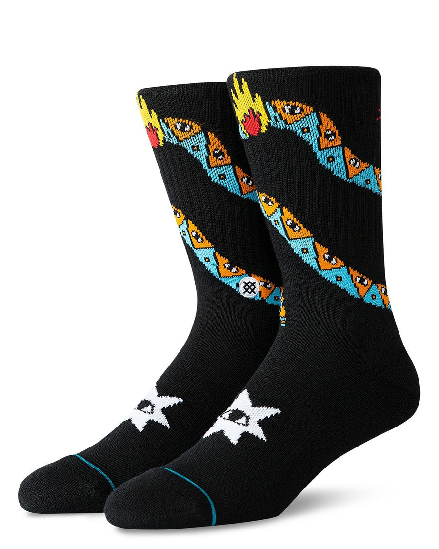 Stance X Ricardo Cavalo Rattler Socks Black