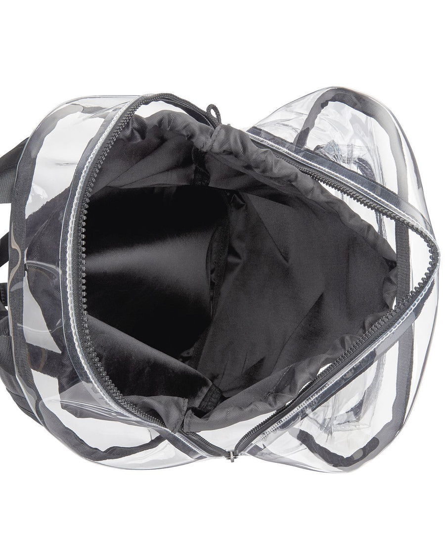 Steve Madden Clear Backpack Clear W/black Lining