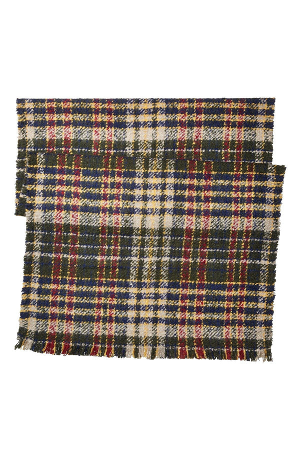 Steve Madden Pack-Me-Plaid Blanket Wrap/Scarf