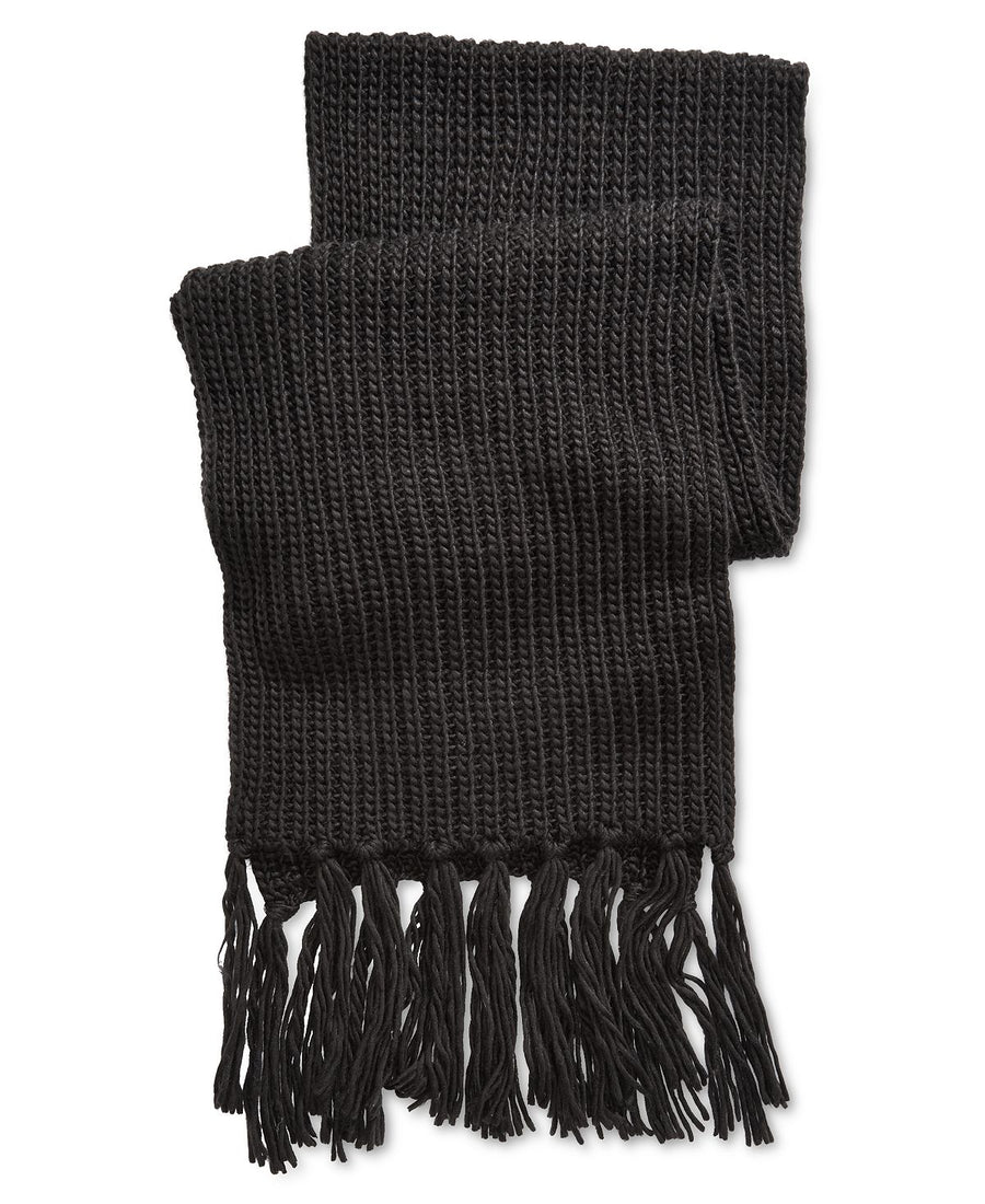 Steve Madden Tassel Scarf Black