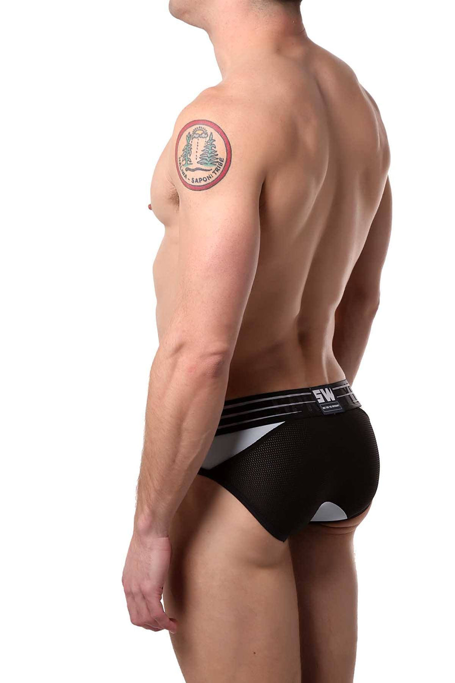 Supawear Black-Pulse Rocket Brief