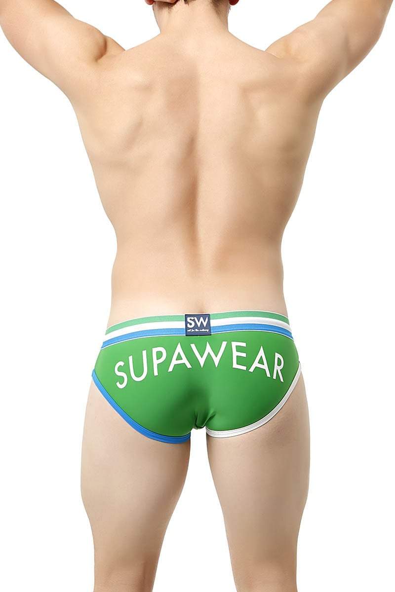 Supawear Green Supa-Sonic Swim Brief