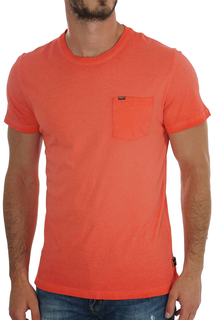 SuperDry Artisan-Red Washed Lite Tee