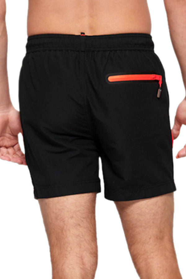 SuperDry Black Beach Volley Swim Short