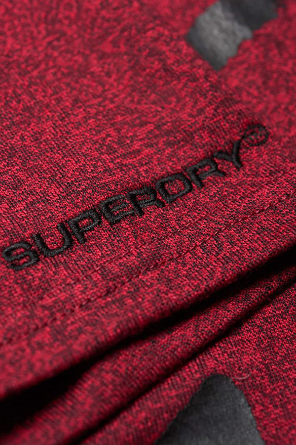 SuperDry Bright-Berry-Grit Crew Splatter T-Shirt