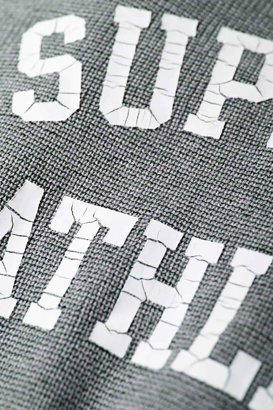 SuperDry Grey-Marl/Navy Track Squad Crew-Neck Sweater