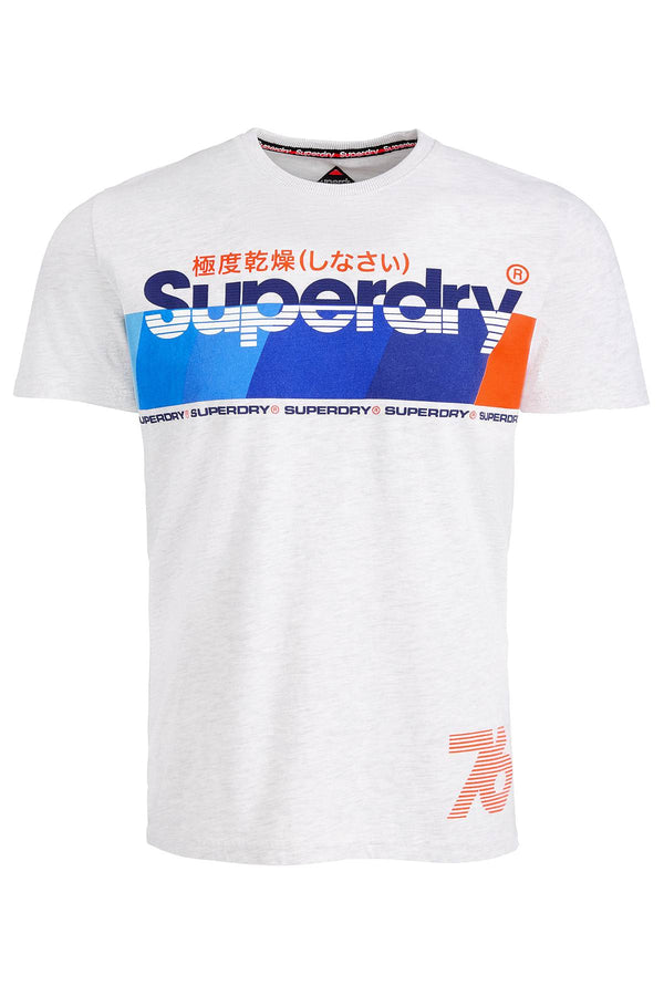 SuperDry Ice-Marl '76 Super Surf Graphic Tee