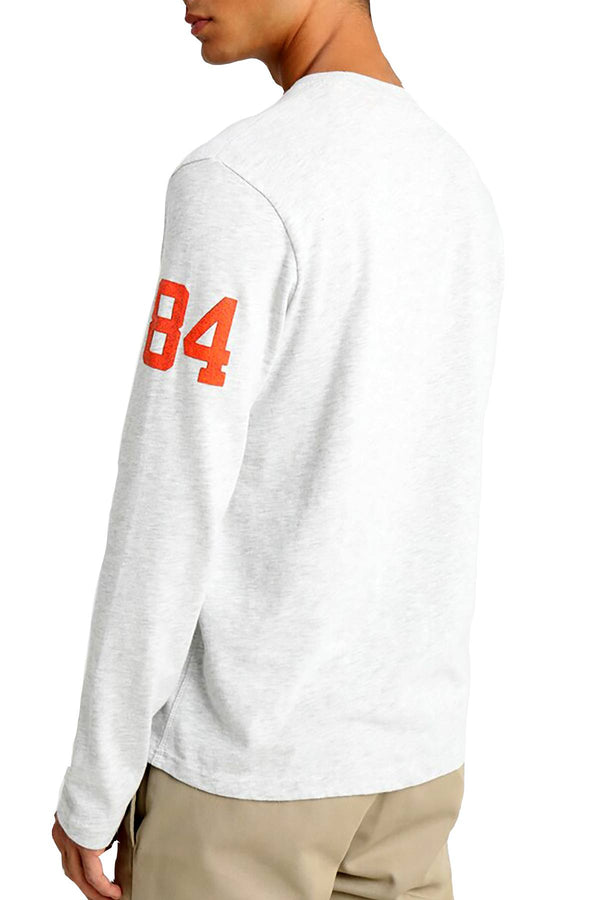 SuperDry Ice Yarn-Dye Track/Field Long-Sleeve T-Shirt