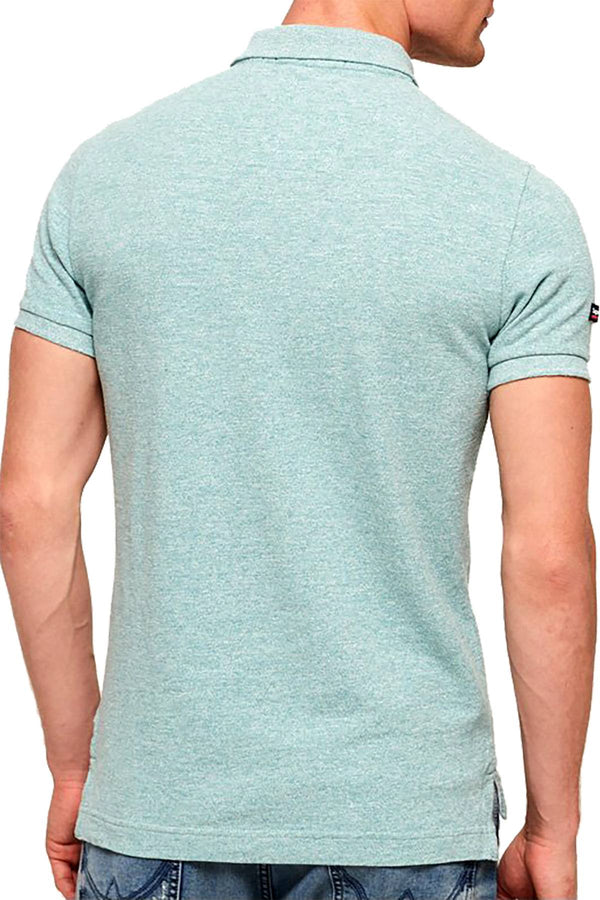 SuperDry Mint-Green-Grindle Classic Pique Polo Shirt