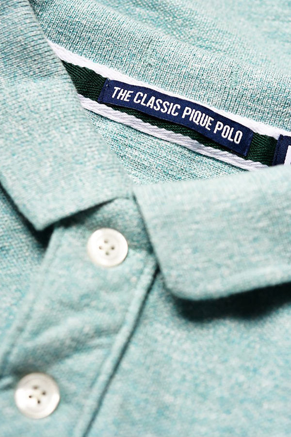 SuperDry Mint-Green-Grindle Classic Pique Polo Shirt