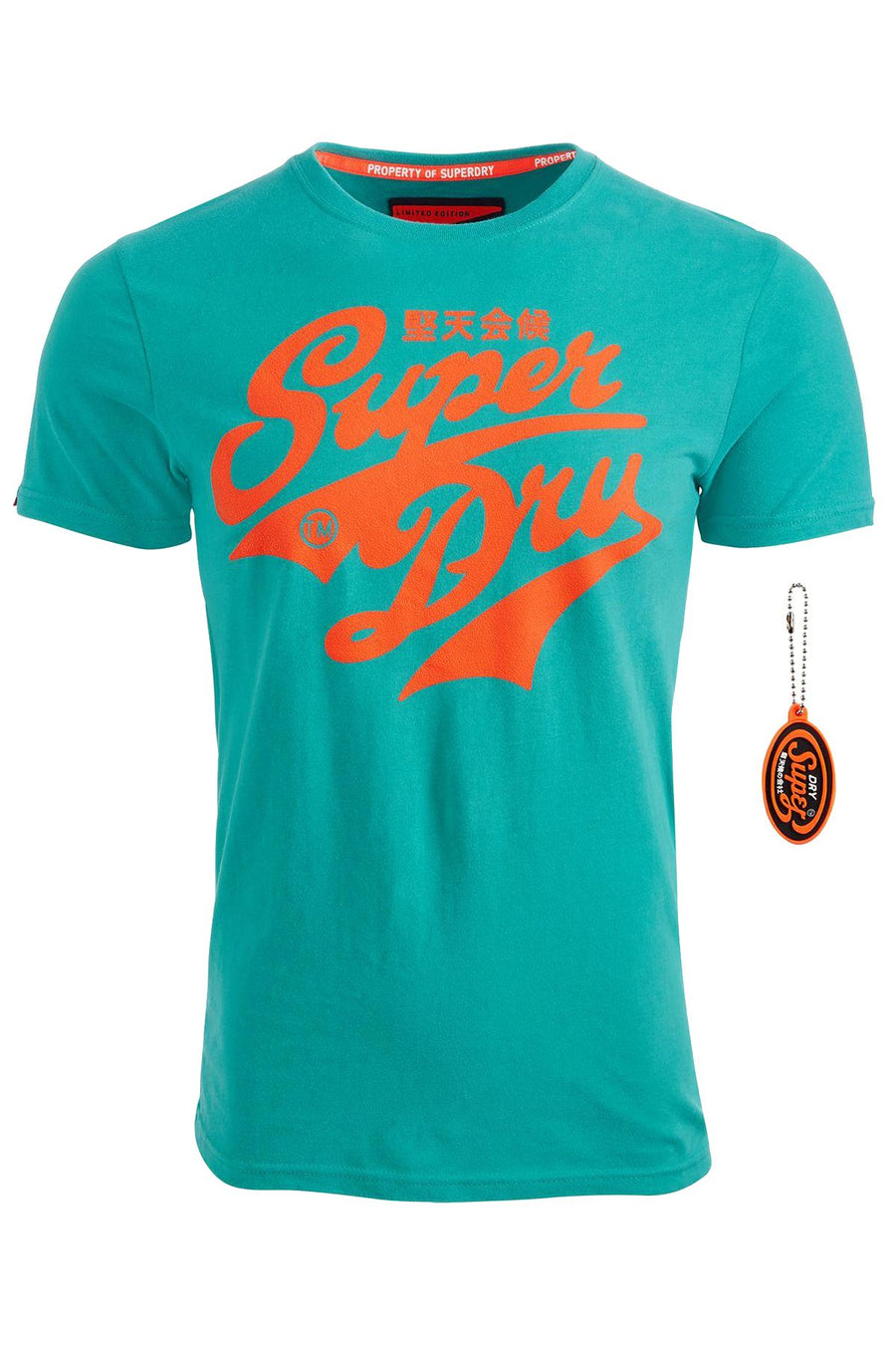 SuperDry North-Green Heritage Classic Logo Graphic Tee