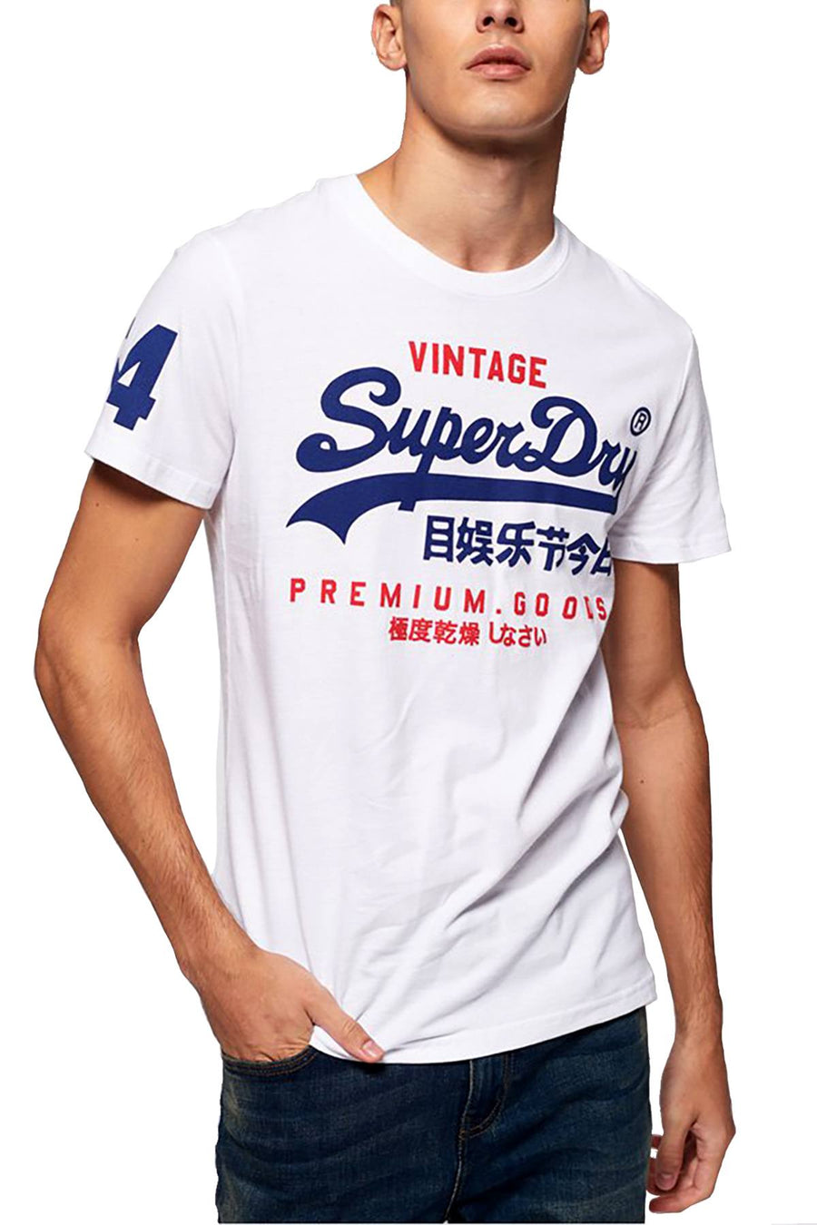 SuperDry Optic-White Goods Duo Lite Graphic Tee
