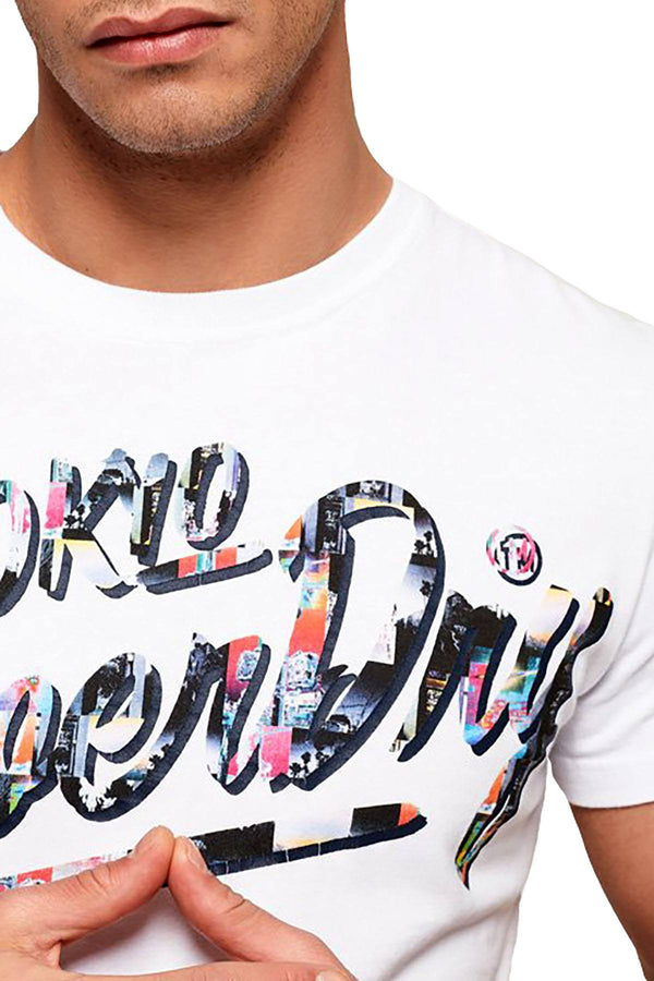 SuperDry Optic-White Ticket Type T-Shirt