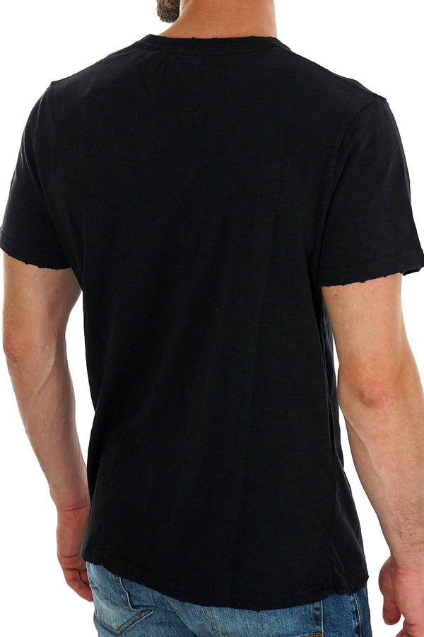 SuperDry Penny Royal Black Stencil T-Shirt
