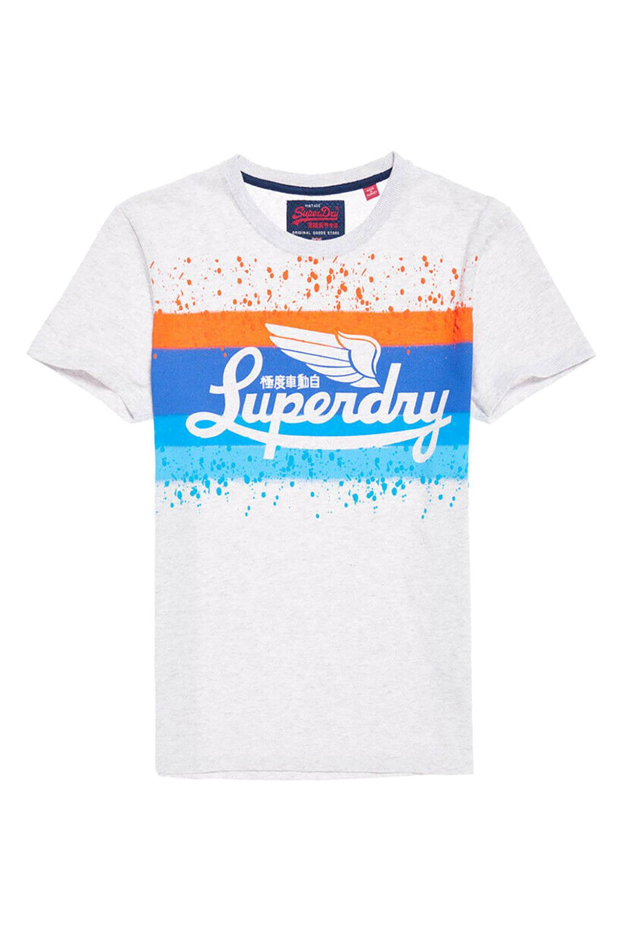 SuperDry Silver-Birch Marl Icarus T-Shirt