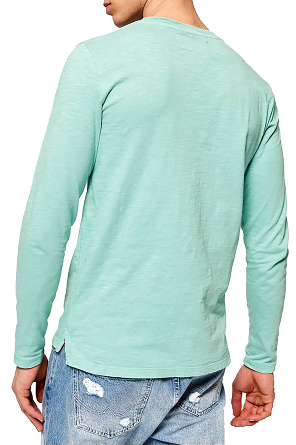 SuperDry Spearmint Dry-Originals L/S Pocket T-Shirt