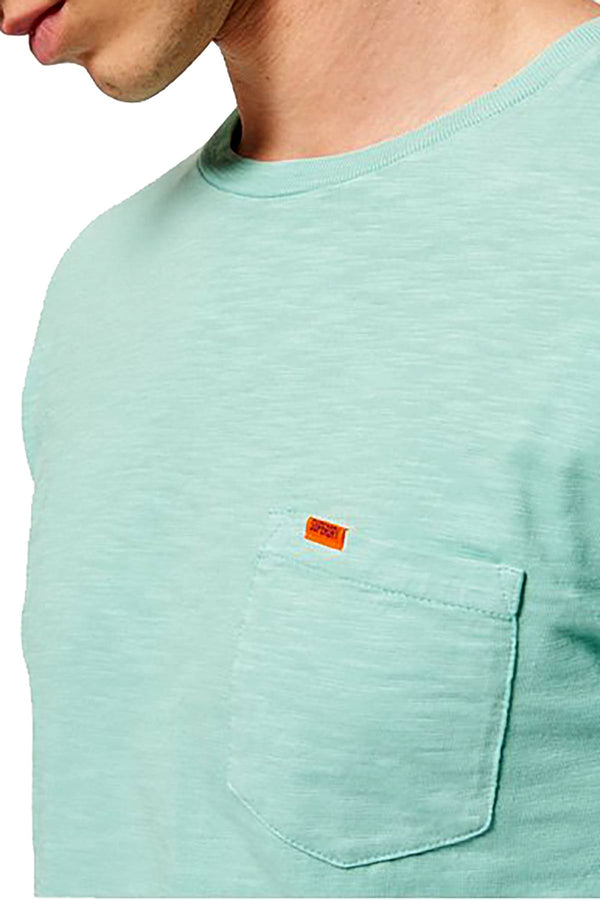 SuperDry Spearmint Dry-Originals L/S Pocket T-Shirt
