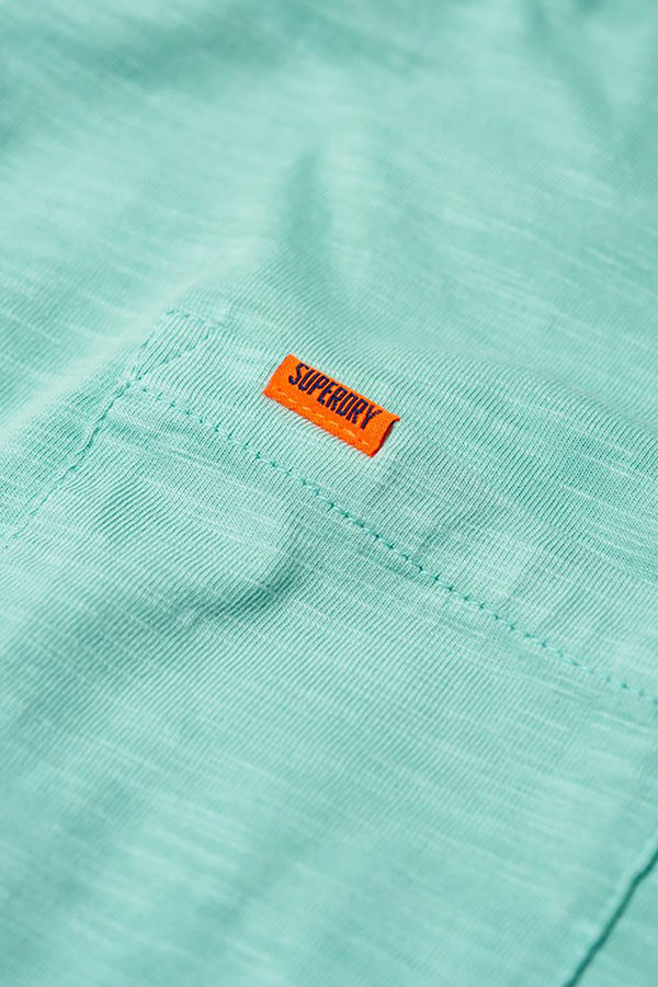 SuperDry Spearmint Dry-Originals L/S Pocket T-Shirt