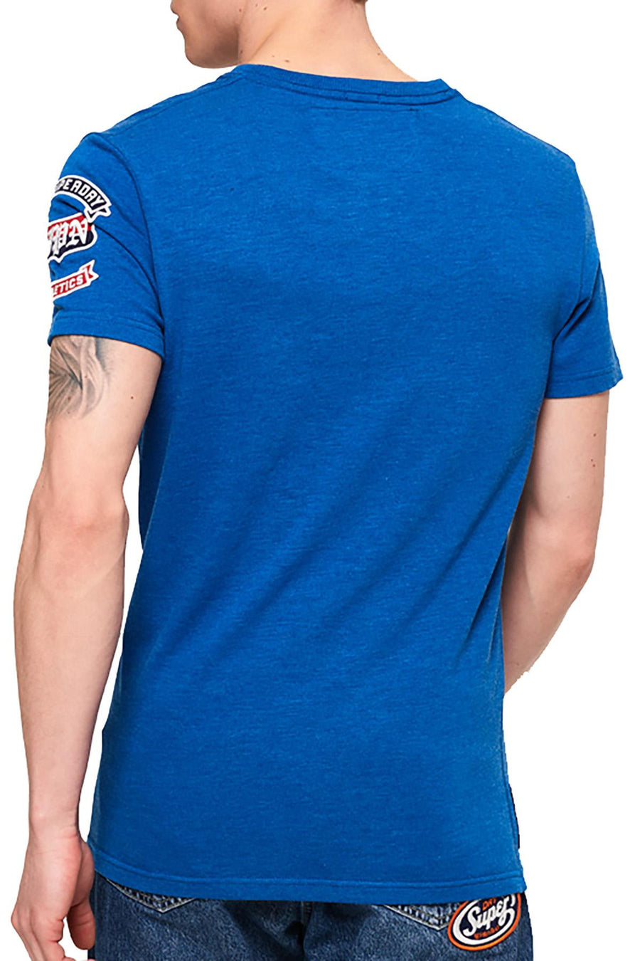 SuperDry Techno-Blue-Marl 54 Academy T-Shirt