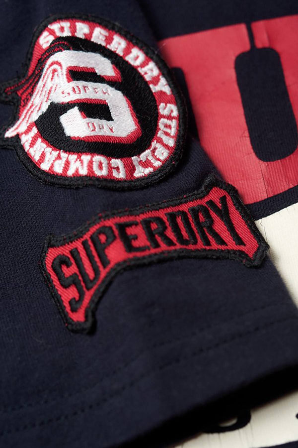 SuperDry Upstate-Black Authentic Supply T-Shirt