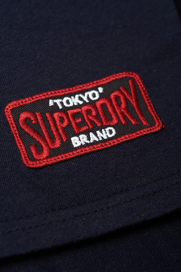 SuperDry Upstate-Black Authentic Supply T-Shirt