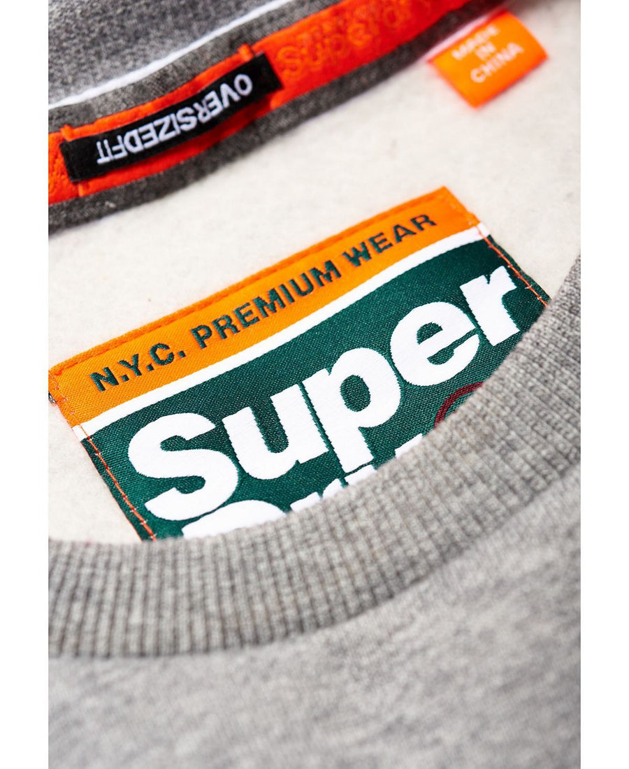 Superdry Appliqu Weekend Sweatshirt Gray