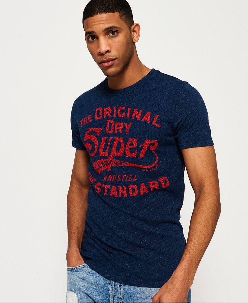 Superdry Men's Classic Standard T-shirt Blue
