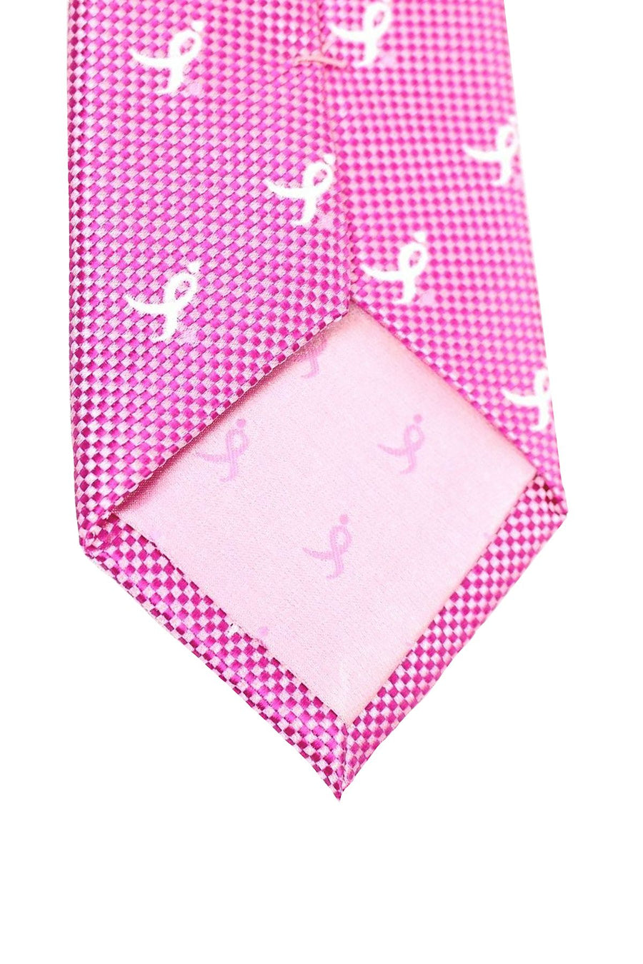 Susan G. Koman Pink Natte Logo Repeat 'Knots for Hope' Necktie