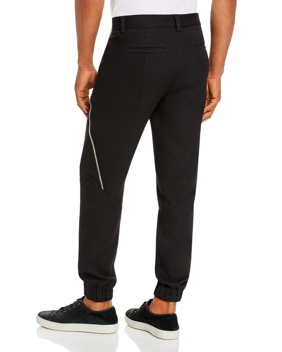 System Extended-zip Pocket Regular Fit Pants Black