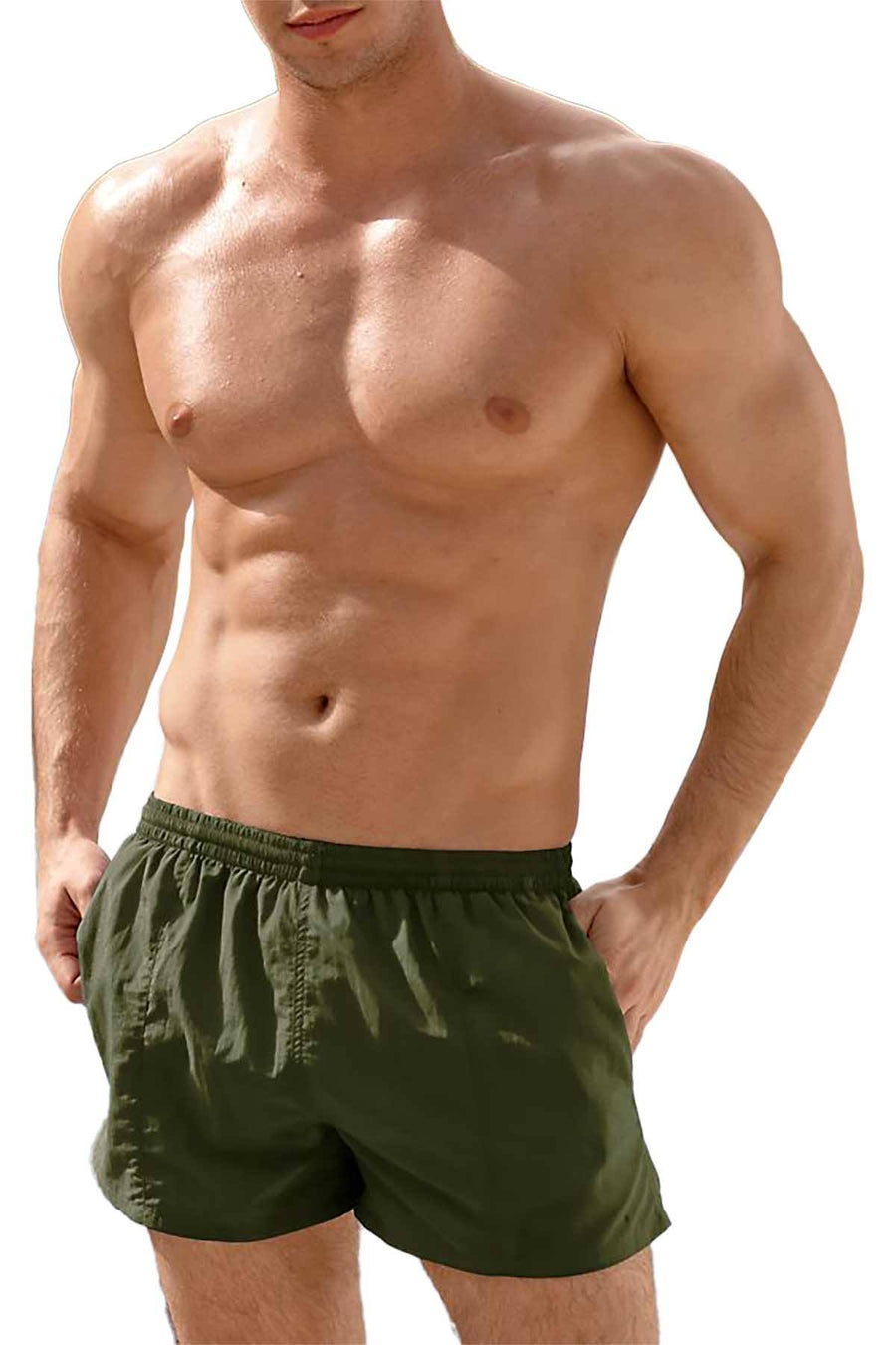 Tactics Army Green Windsurfer Swim Trunk