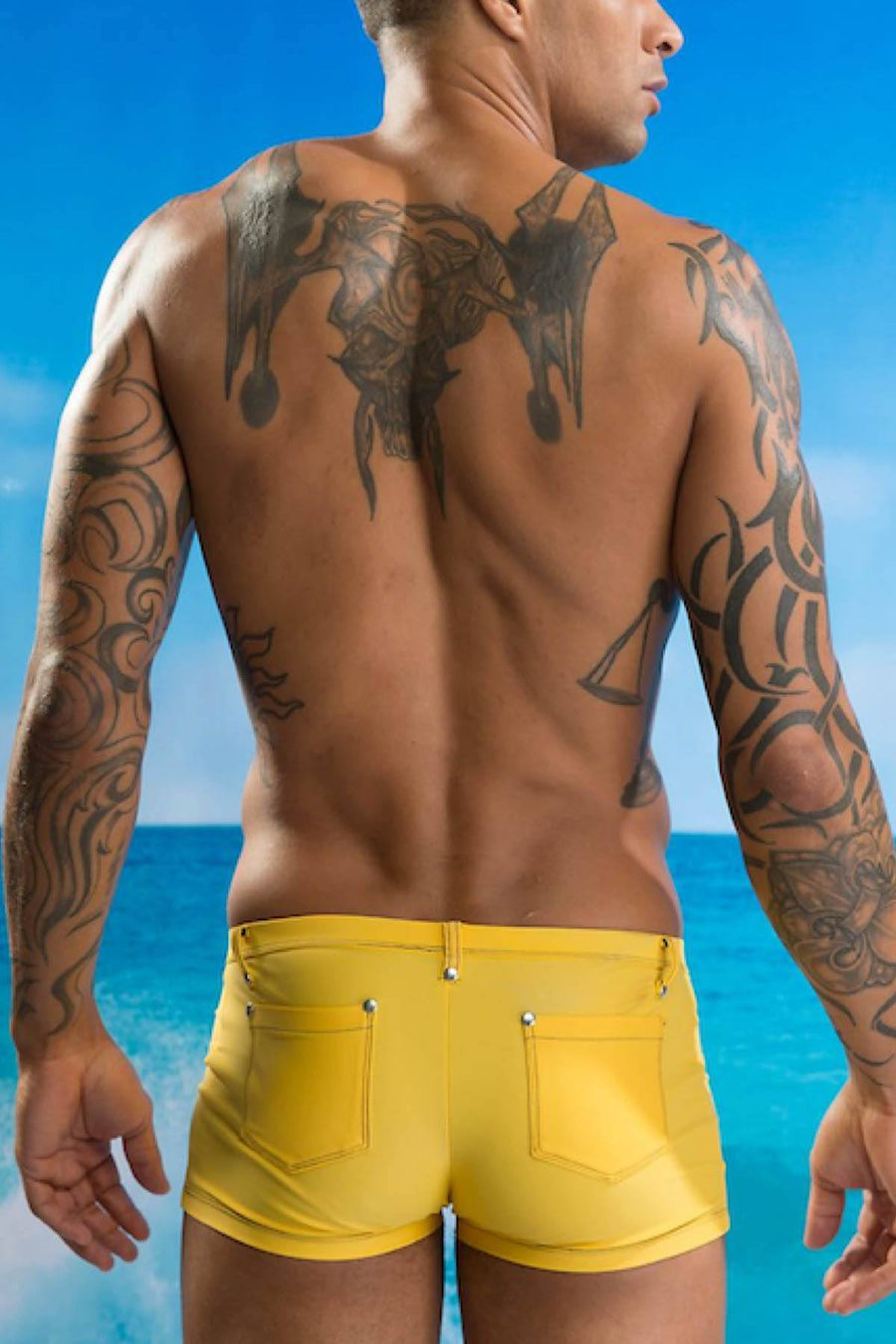 Tactics Yellow South Beach Swim Trunk