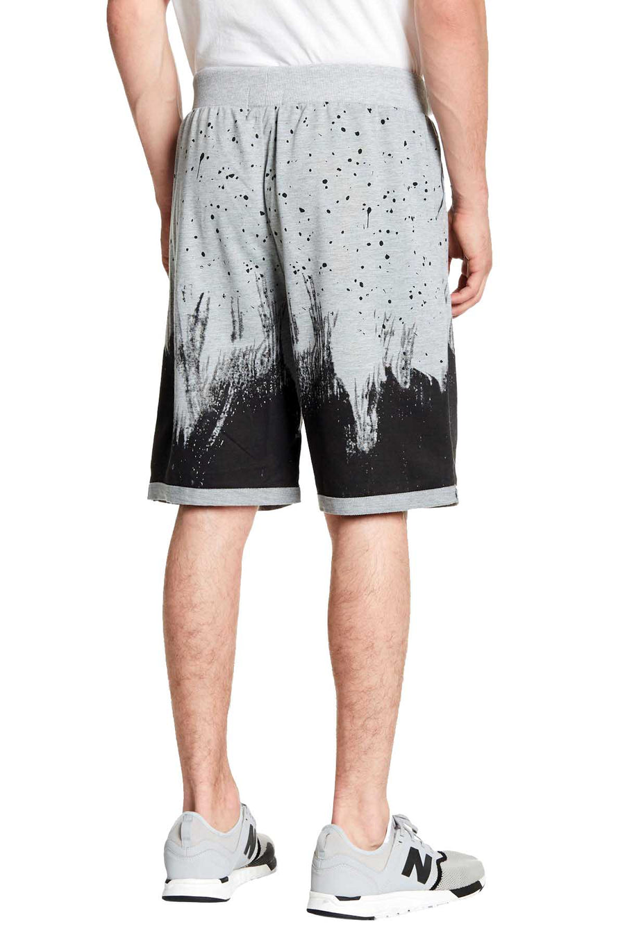 Tailored Recreation Premium Grey Splatter Patch Short