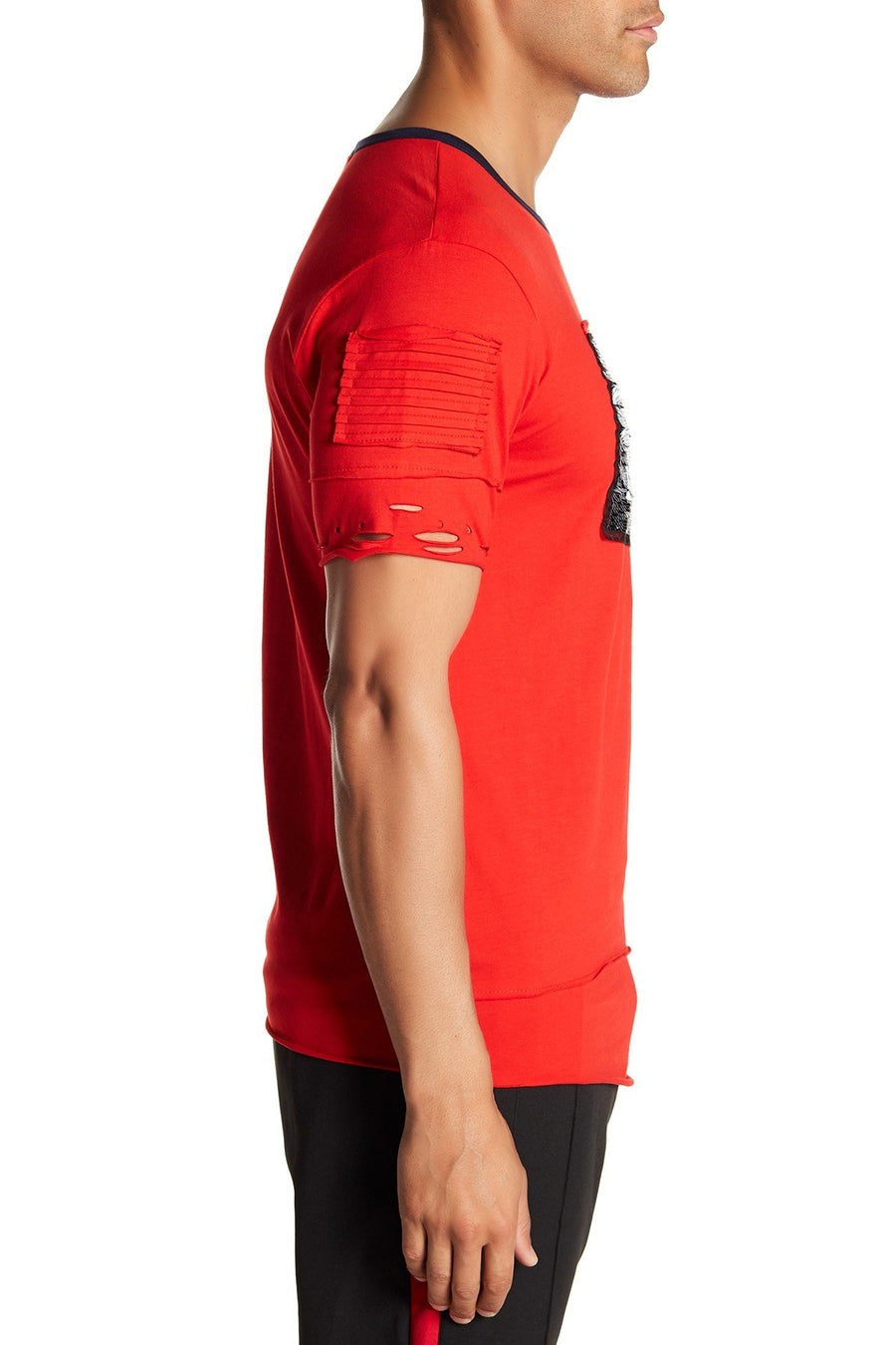Tailored Recreation Premium Red Sequin Rock Tee