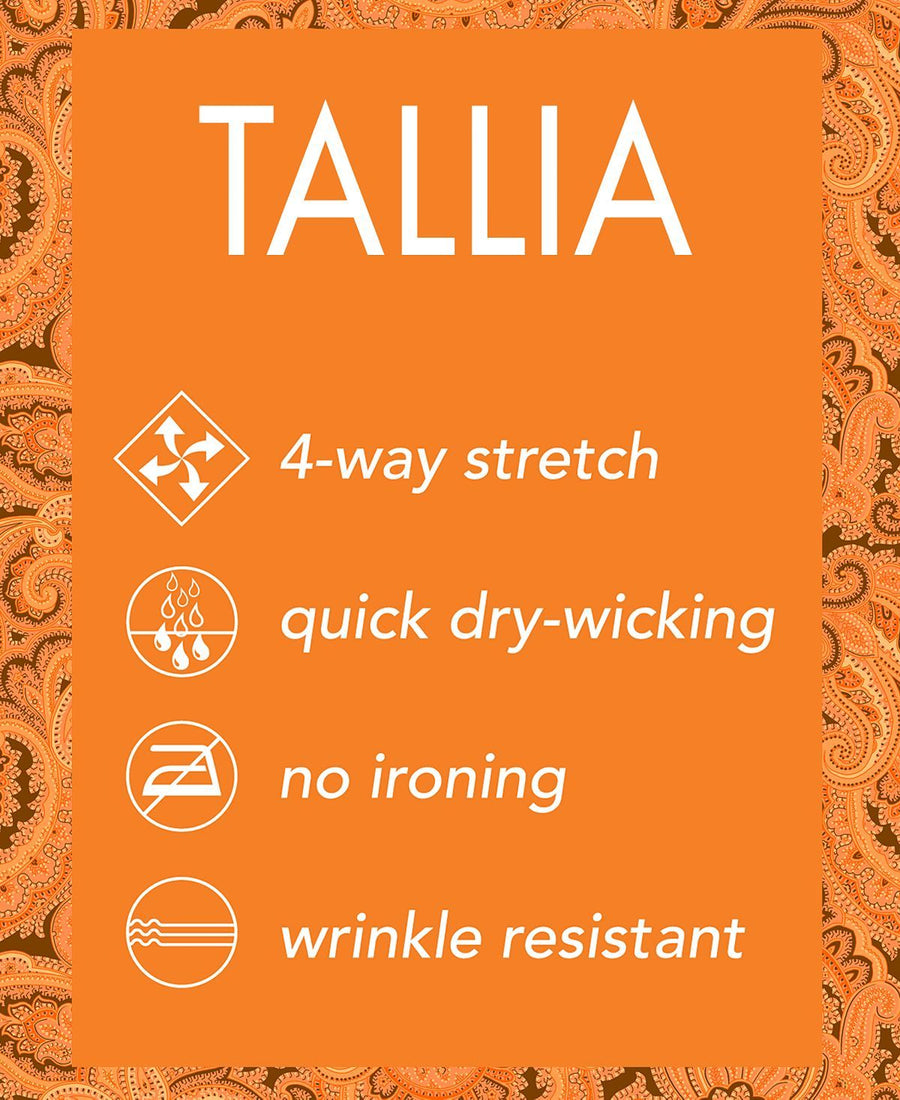 Tallia Receive A Free Face Mask With Purchase Of The Slim-fit Performance Stretch Floral Print Dress Shirt White