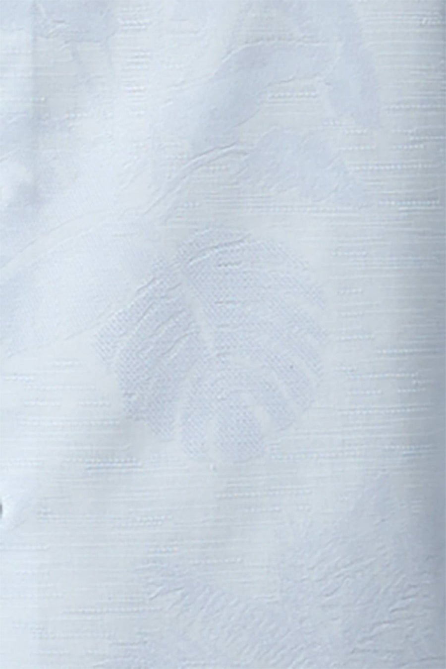 Tasso Elba Island Blue Leaf Print Jacquard Silk Blend Shirt