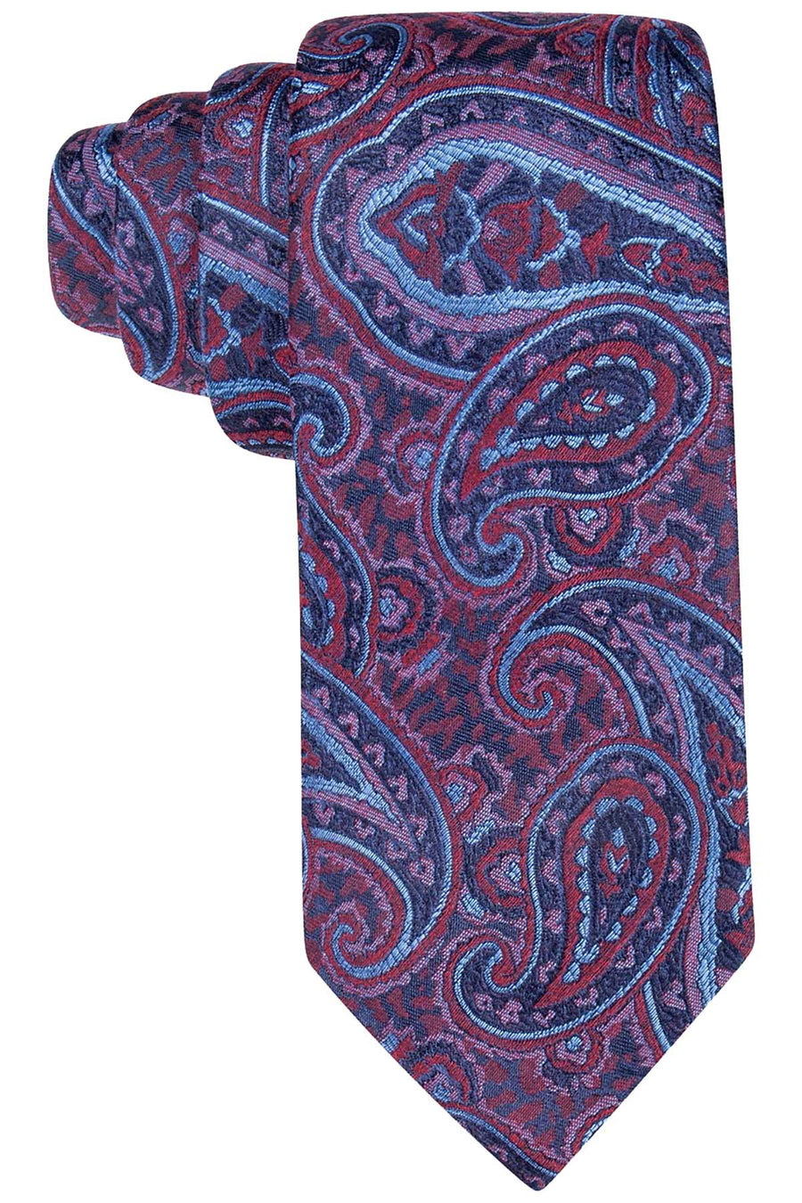 Tasso Elba Navy/Wine Seasonal Paisley Tie