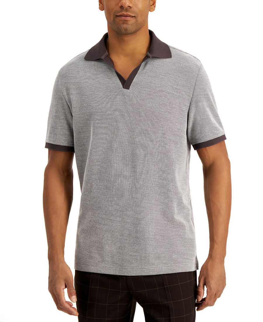 Tasso Elba Siena Novelty Polo Black Coffee
