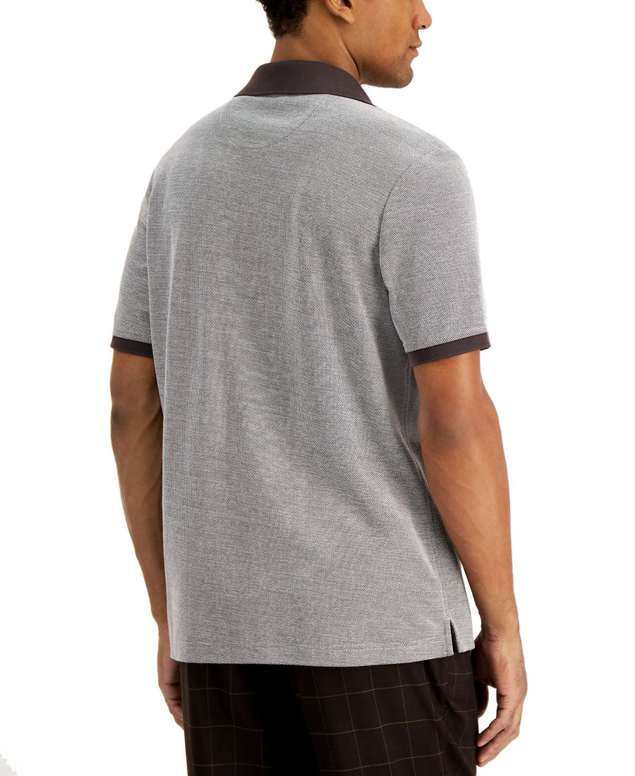 Tasso Elba Siena Novelty Polo Black Coffee