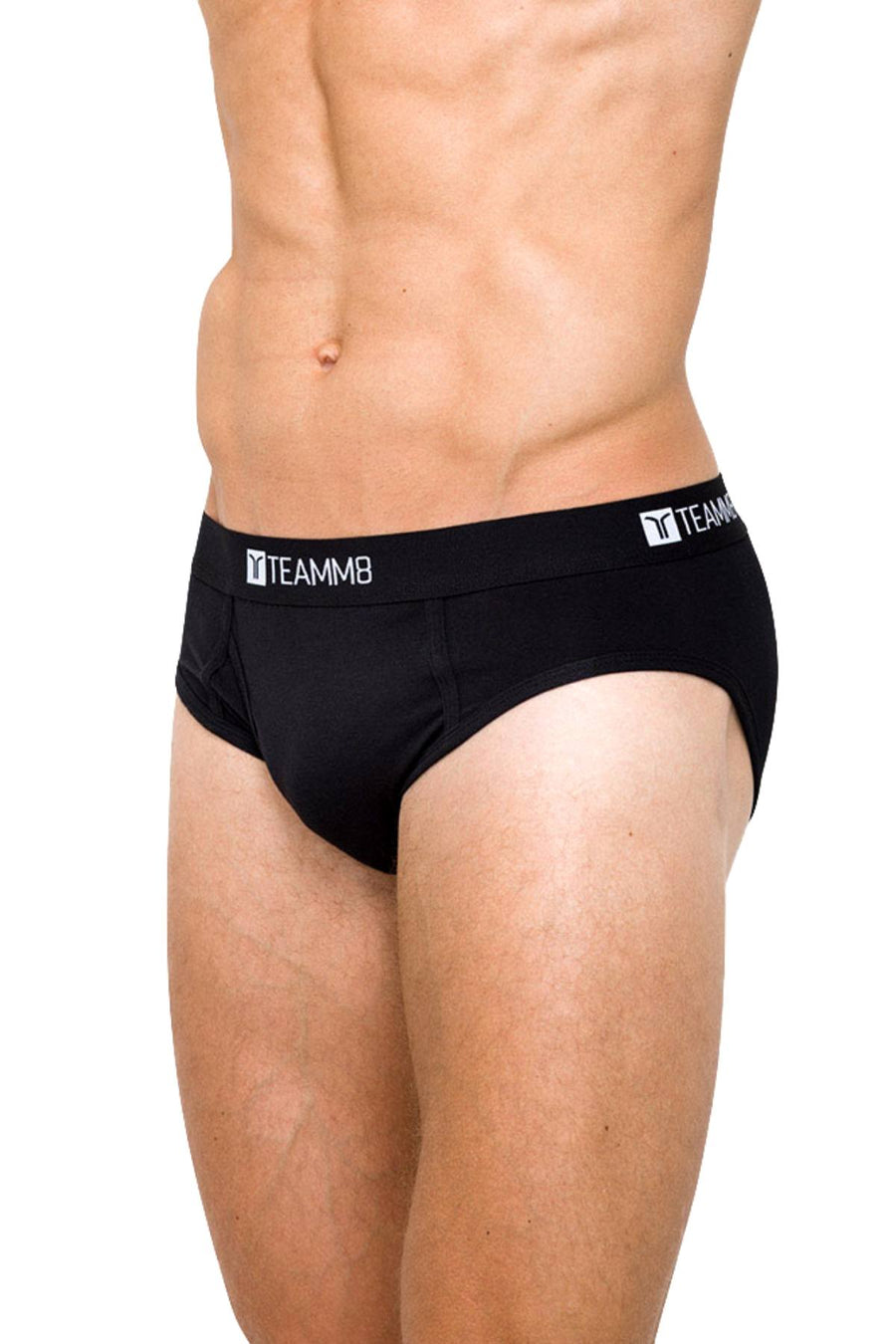 Teamm8 Black Classic Brief