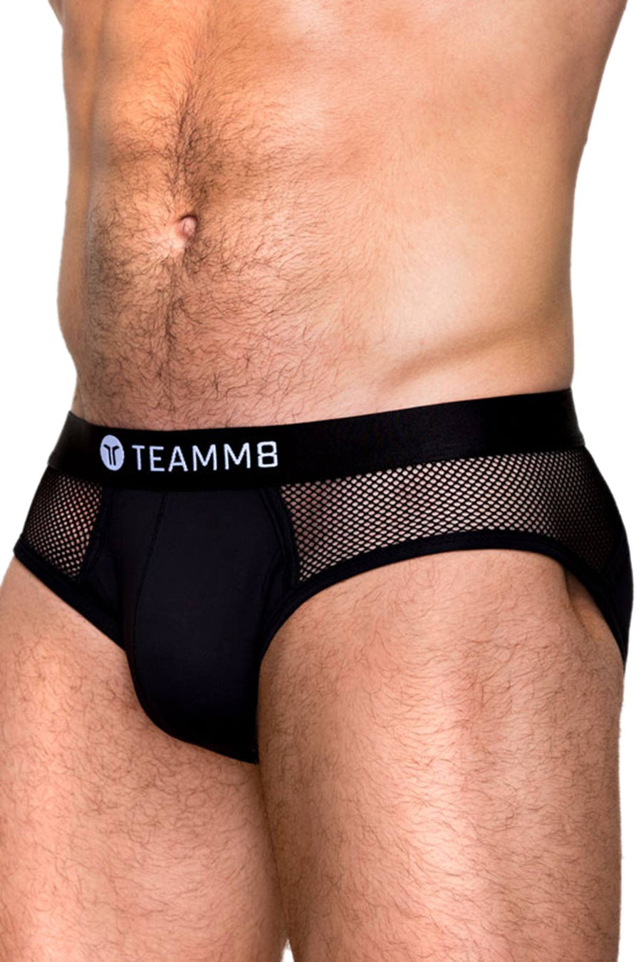 Teamm8 Black Mesh Brief